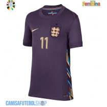 Camisa de time de futebol Inglaterra Phil Foden #11 Replicas 2º Equipamento Feminina Europeu 2024 Manga Curta